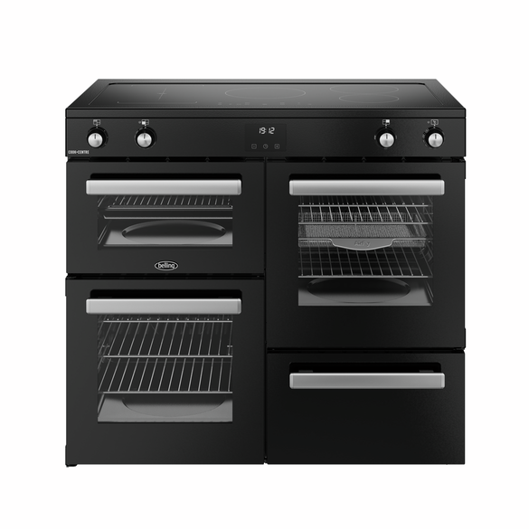 Belling Cookcentre 100cm Induction Range Cooker Black | CC100EIBLK