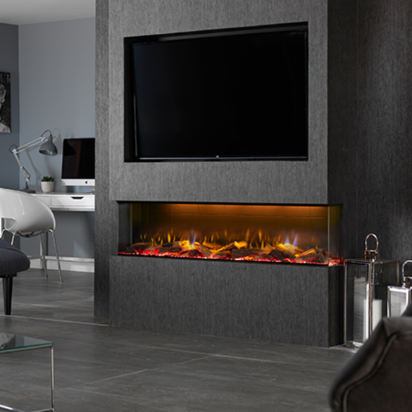 Dimplex Vivente 125cm Built In Optiflame 3D Electric Fire | VVT125