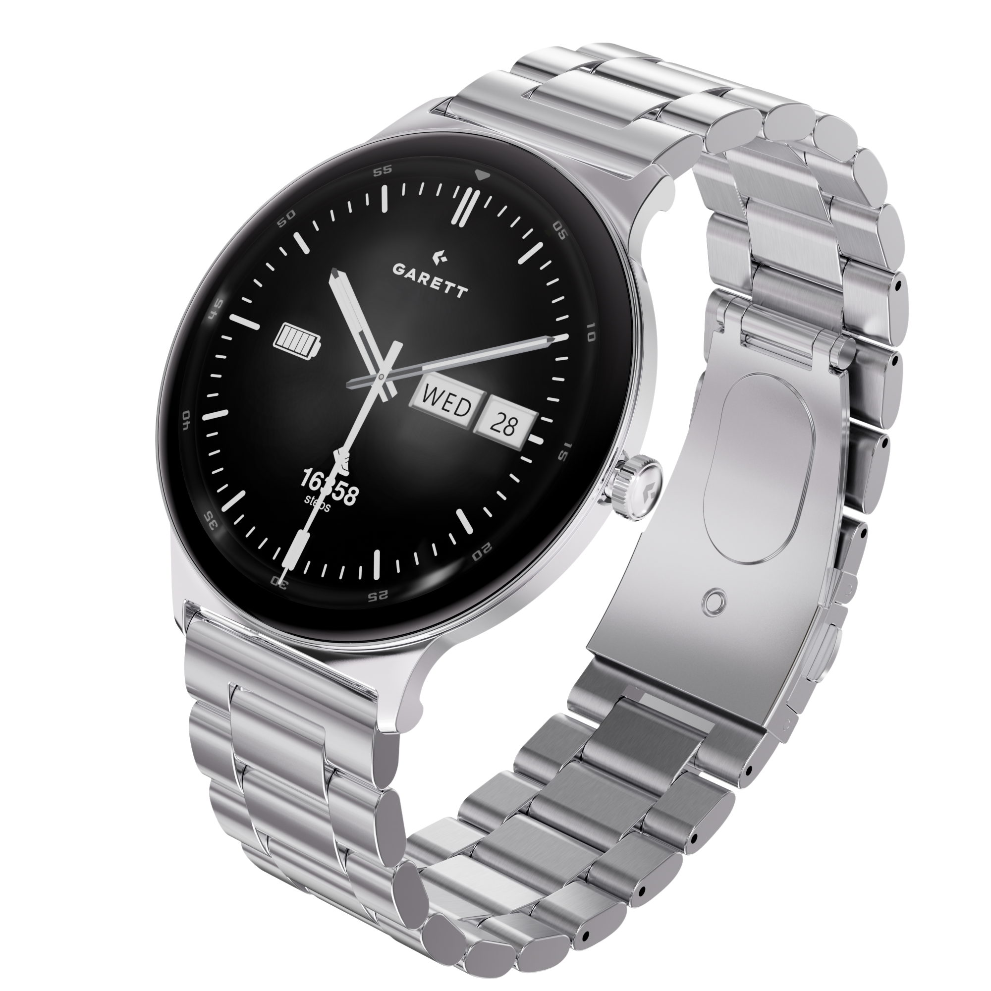 Garett Quantum Smartwatch Silver Steel