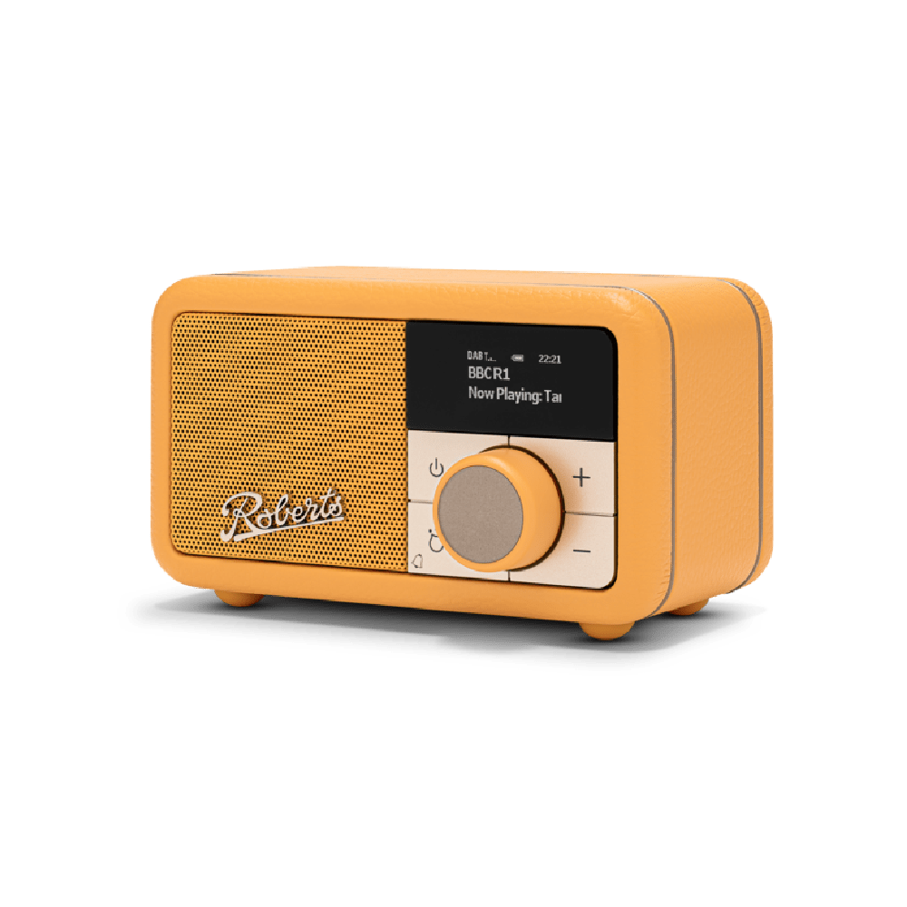 Roberts Revival Petite 2 FM/DAB Bluetooth Radio, Sun Yellow REV-PETITE2SY