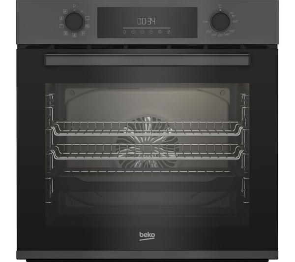 Beko AeroPerfect 72L Built-In Single Multifunction Oven Anthracite | BBIM12300AC