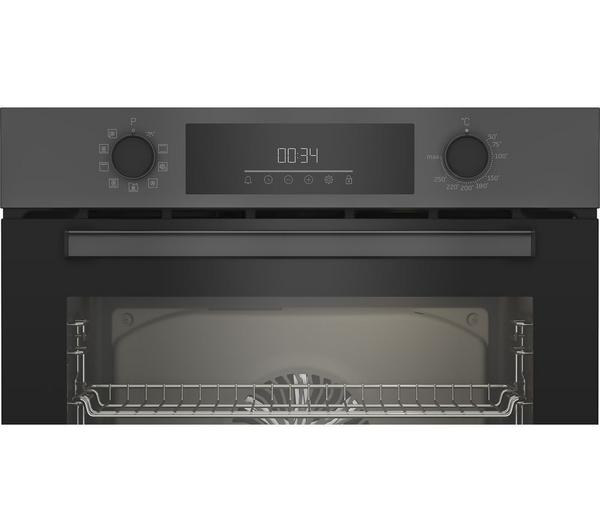 Beko AeroPerfect 72L Built-In Single Multifunction Oven Anthracite | BBIM12300AC