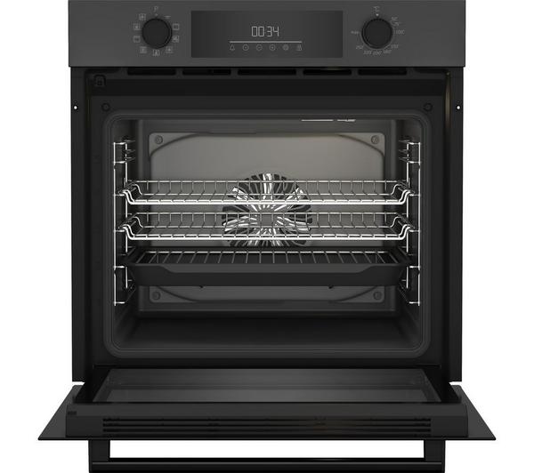 Beko AeroPerfect 72L Built-In Single Multifunction Oven Anthracite | BBIM12300AC