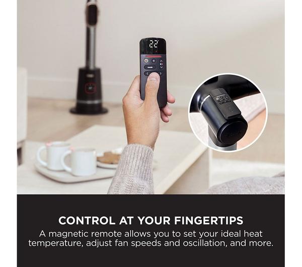 Shark TurboBlade Cool + Heat Bladeless Fan & Heater – Black | TH200UK