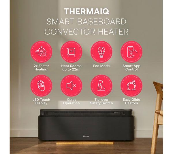 Dimplex ThermaIQ Smart Baseboard Convector Heater | DXBC22