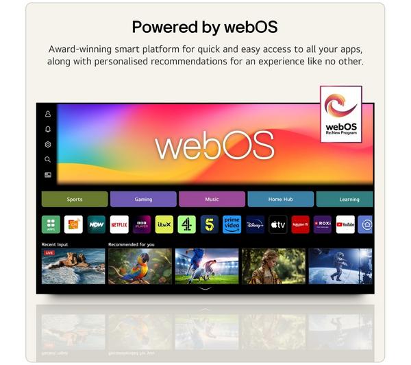 LG NANO NU85 65" 4K UHD AI Smart TV | 65NANO85UPA