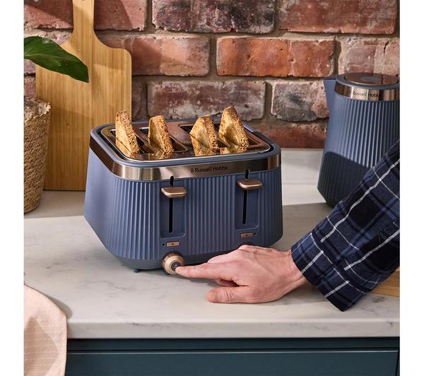 Russell Hobbs Brontë 4 Slice Toaster Soft Navy | 26772