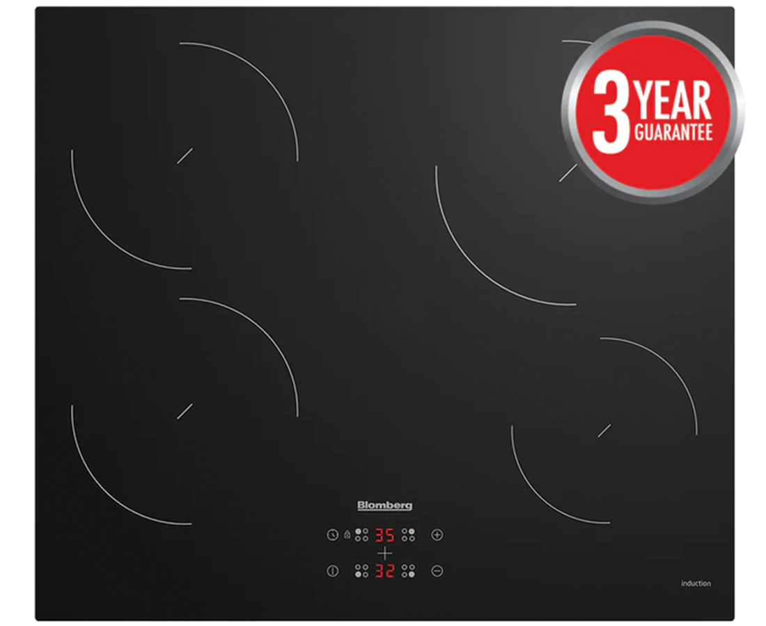 Blomberg 60cm 4 Zone Induction Hob | MIN54308N - Foys Electrical Cootehill Letterkenny