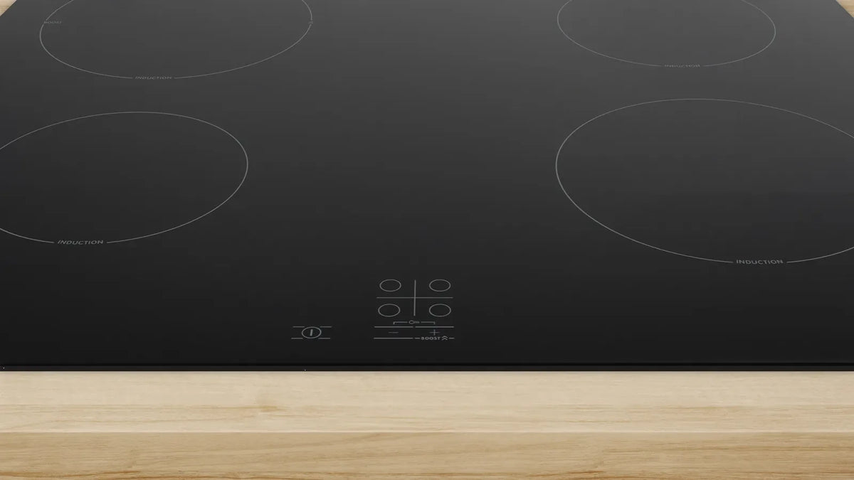Bosch PUG61RAA5B Series 2 60cm 4 zone induction hob in Black