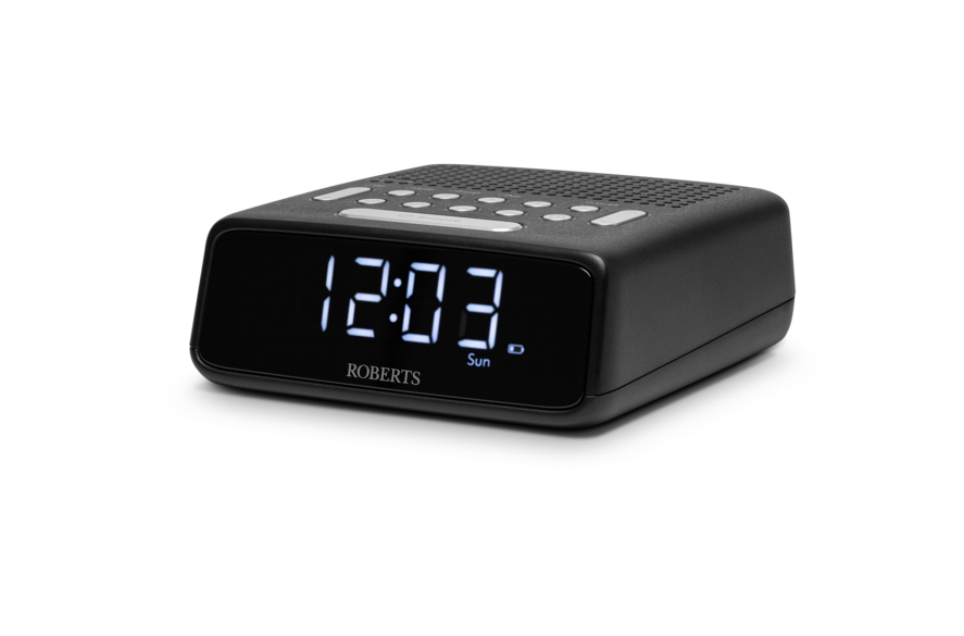 Roberts Ortus FM Dual Alarm FM Clock Radio in Black