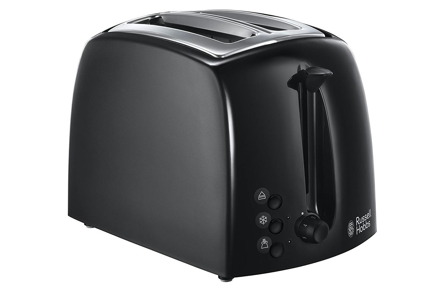 Russell Hobbs Textures 2 Slice Toaster Black Toaster