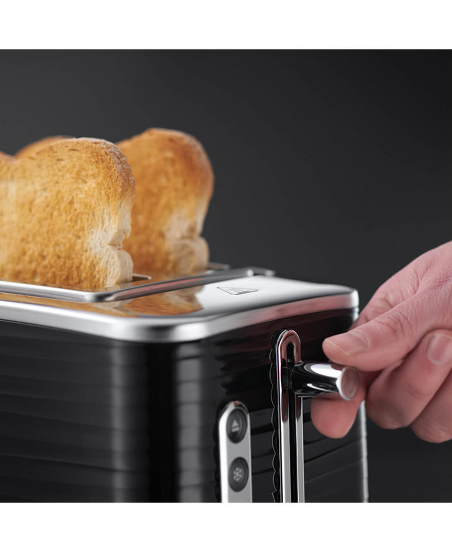 Russell Hobbs Inspire 2 Slice Toaster | Black - 24371 Foys Electrical Cootehill Letterkenny