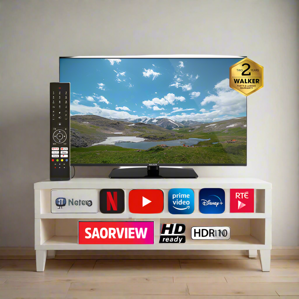 Walker 24 Inch HD Ready TiVo Smart LED TV Black | WPS24241BK