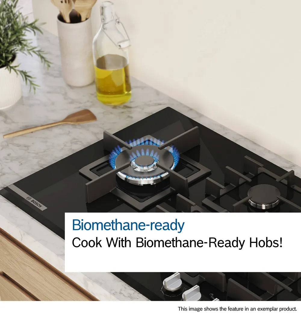 Bosch Series 2 60cm 4 Burner Gas Hob - Stainless Steel | PBP6B5K60
