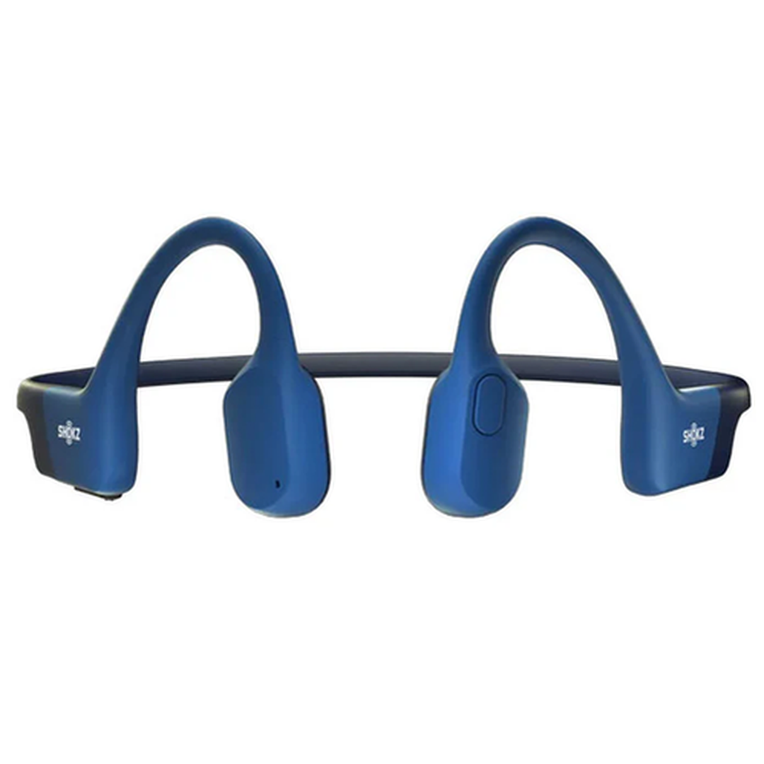 Shokz OpenRun 9th Gen Bone Conduction Wireless Sport Headphones – Blue | 38-S805-ST-BL Shokz Headphones Foys Electrical Cootehill Electrical Foys Electrical Cootehill