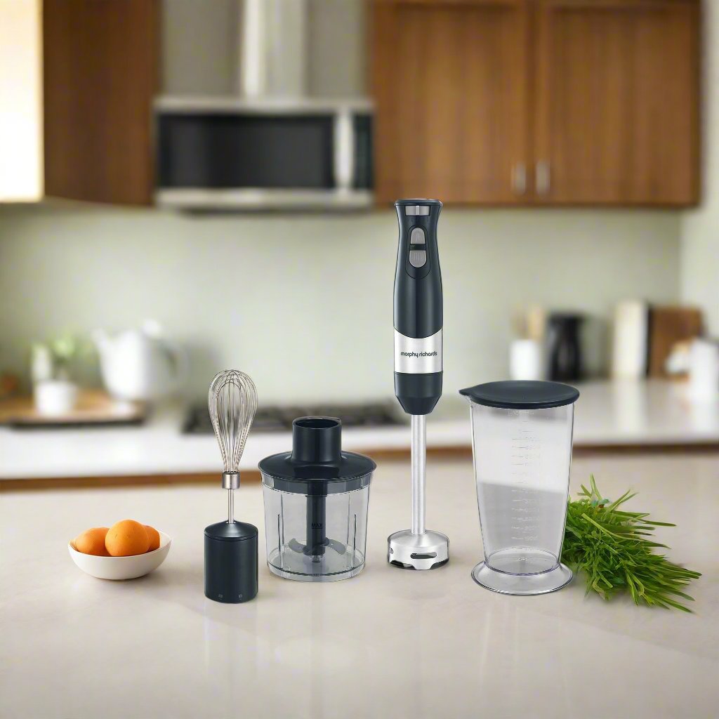 Morphy Richards Hand Blender 600W Black/Grey 980594