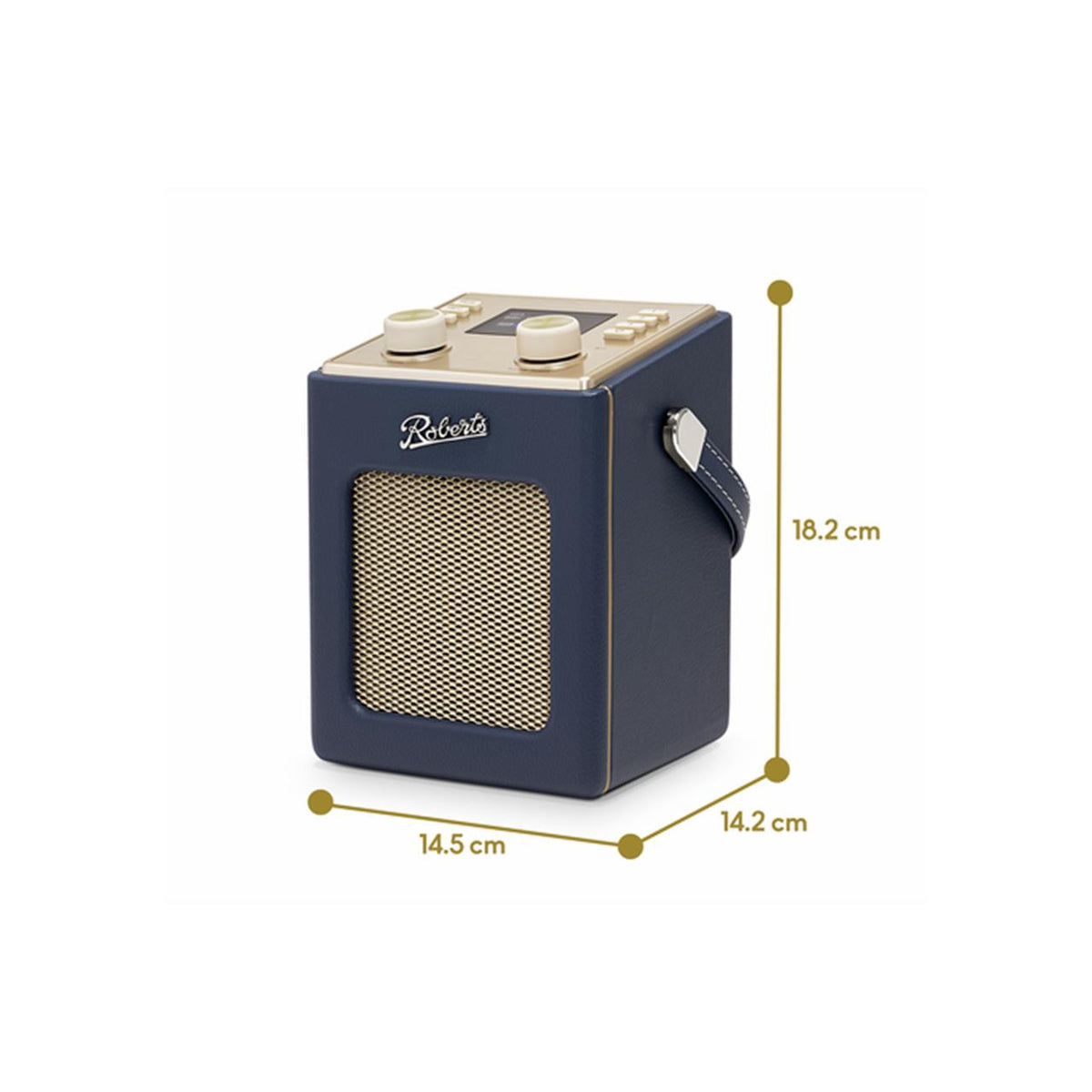 Roberts Revival Mini 2 DAB+ FM Bluetooth Radio Midnight Blue | REV-MINI2MB