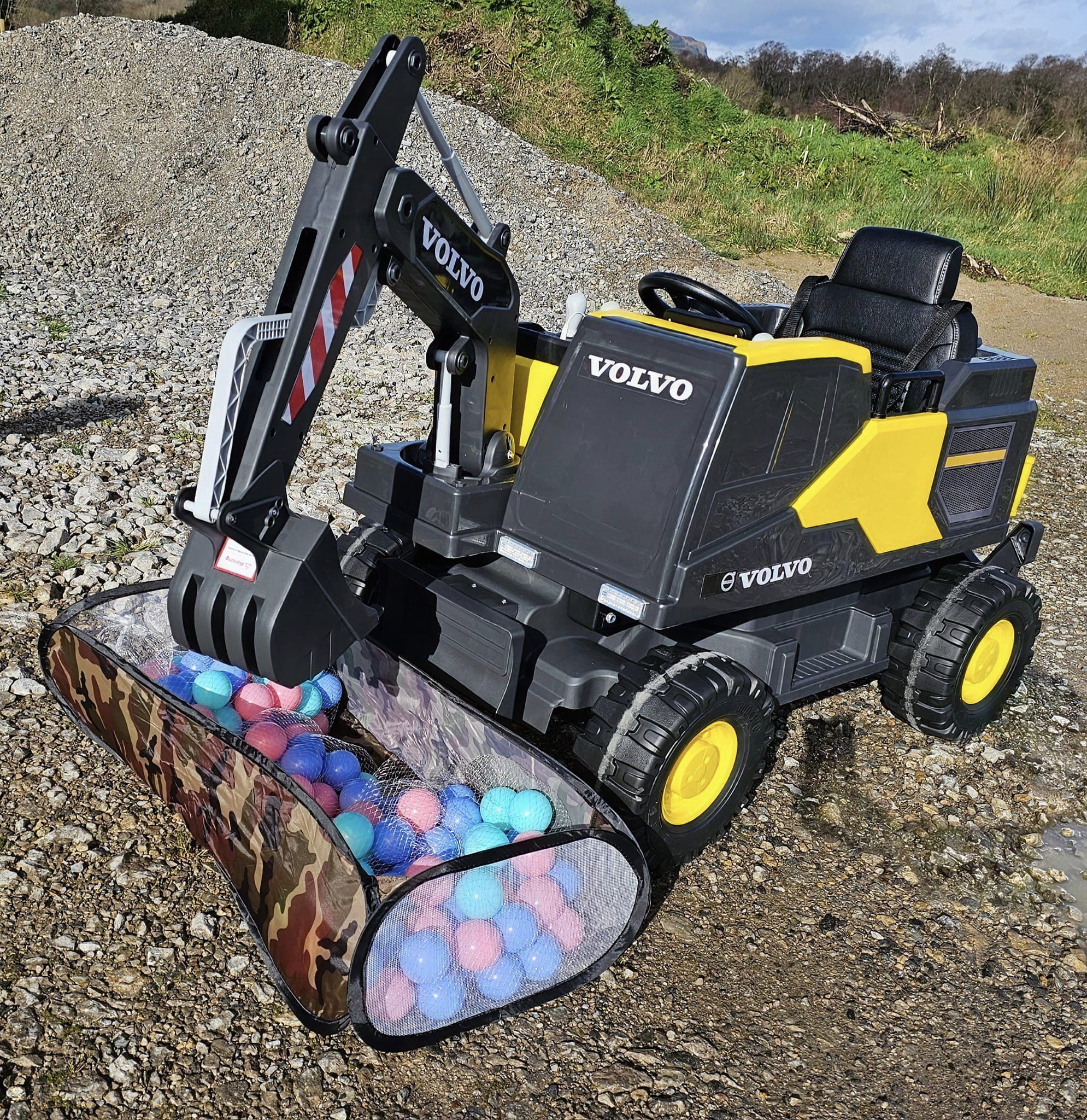 Licensed Volvo Electric Digger Ride On Excavator