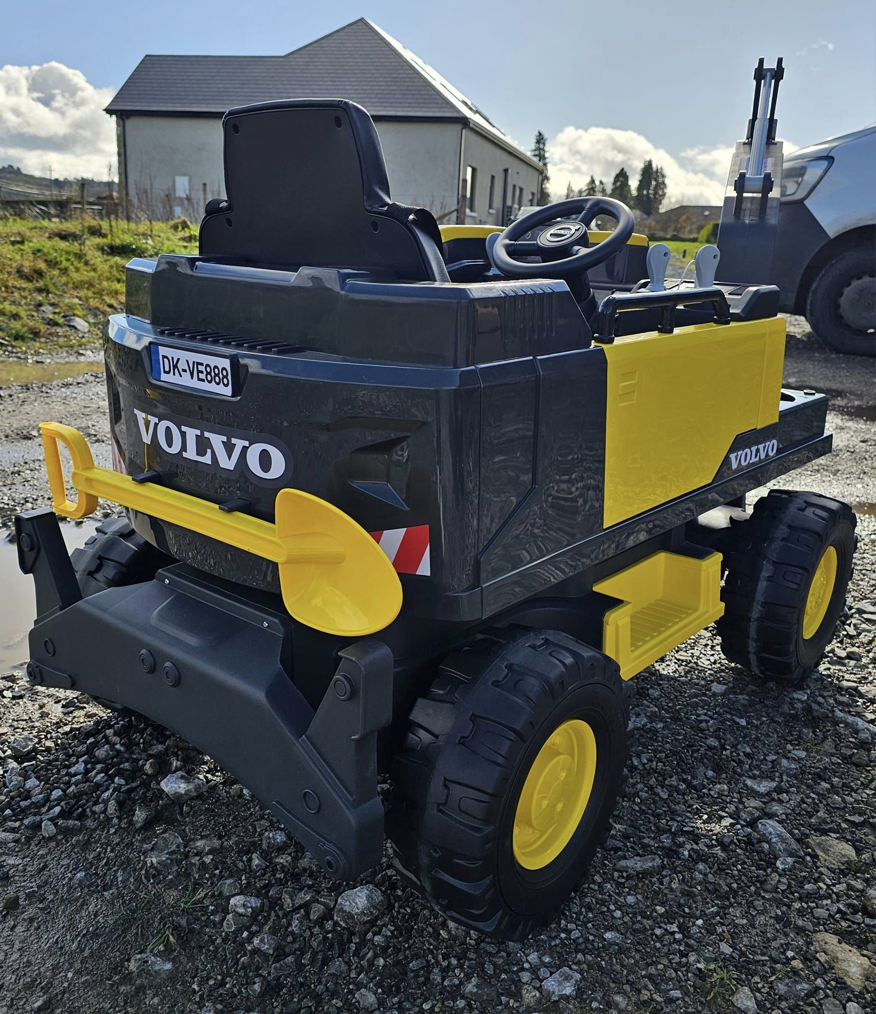 Licensed Volvo Electric Digger Ride On Excavator