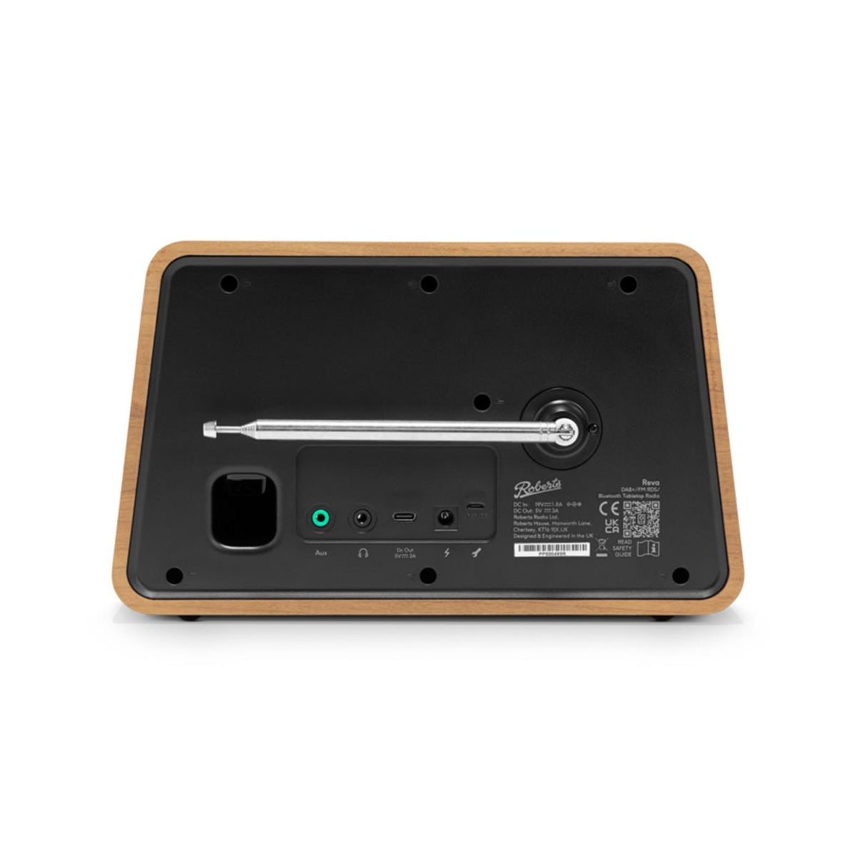 Roberts Reva DAB+ FM Bluetooth Tabletop Radio Cherry | REVACH