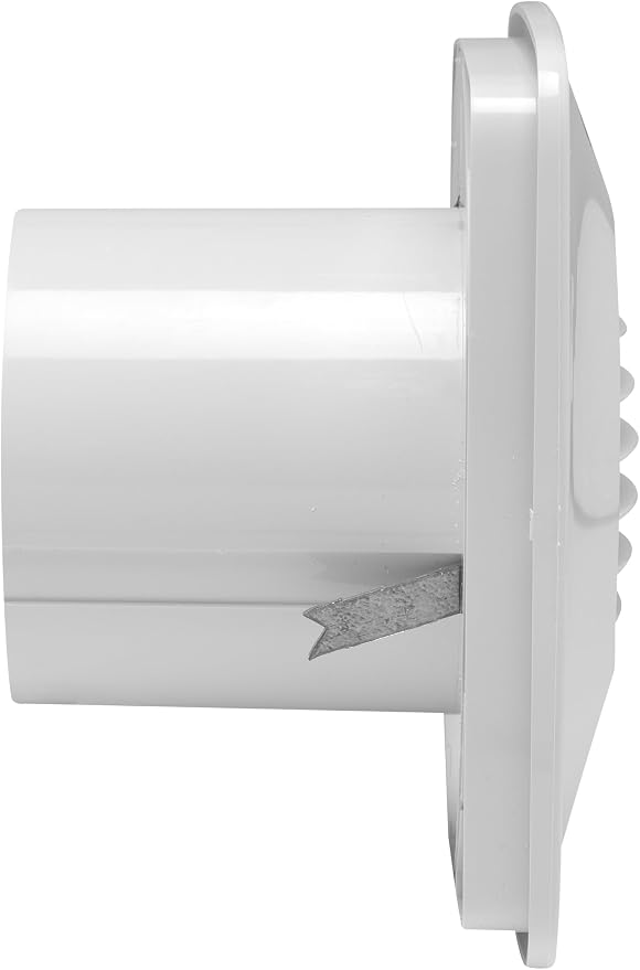 Xpelair Simply Silent DX100BTS 100mm Square Extractor Fan with Timer White | DX100BTS
