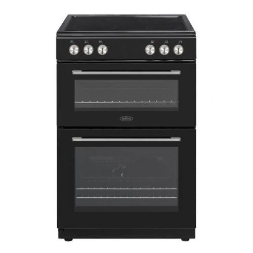 Belling 60cm Freestanding Electric Double Oven Cooker, Black BFSE61DOBK