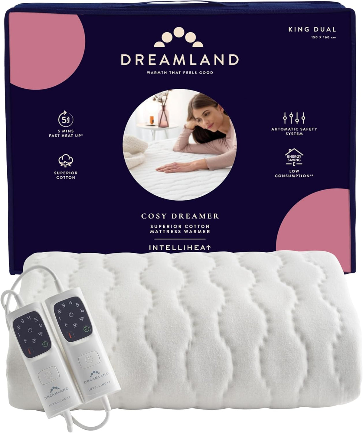 Dreamland Cosy Dreamer King Electric Underblanket with Dual Controls | 16999