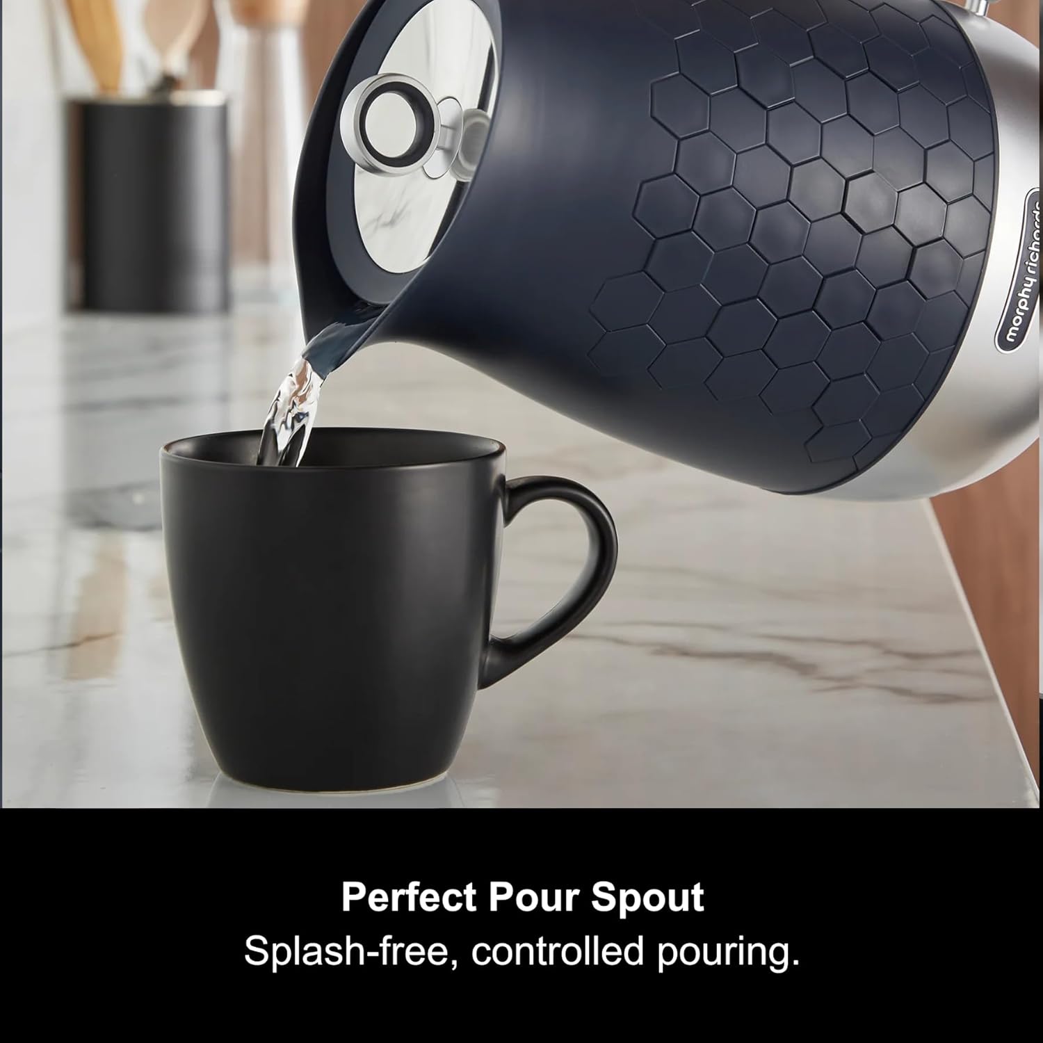 Morphy Richards Cassini 1.7L Rapid Boil Jug Kettle Outer Space Blue | 103021
