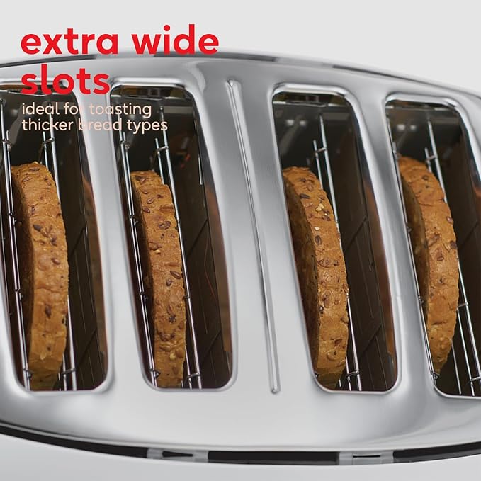 Russell Hobbs Honeycomb 4 Slice Toaster White | 26070