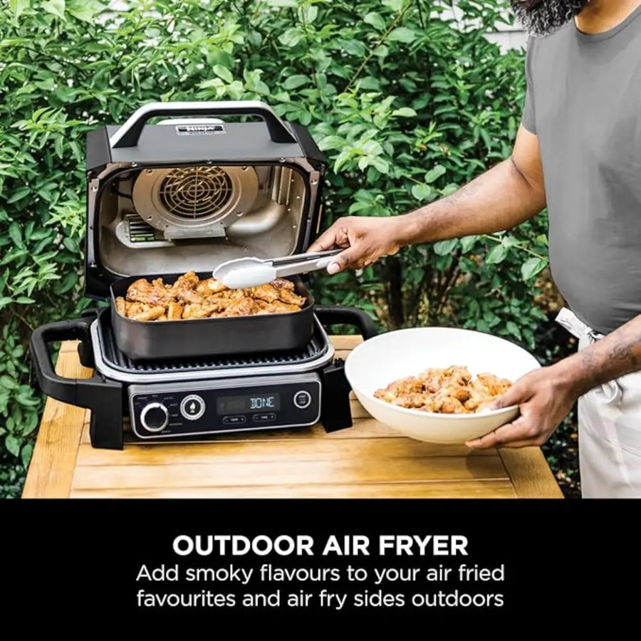 Ninja Woodfire Electric Outdoor BBQ Grill & Smoker | OG701UK