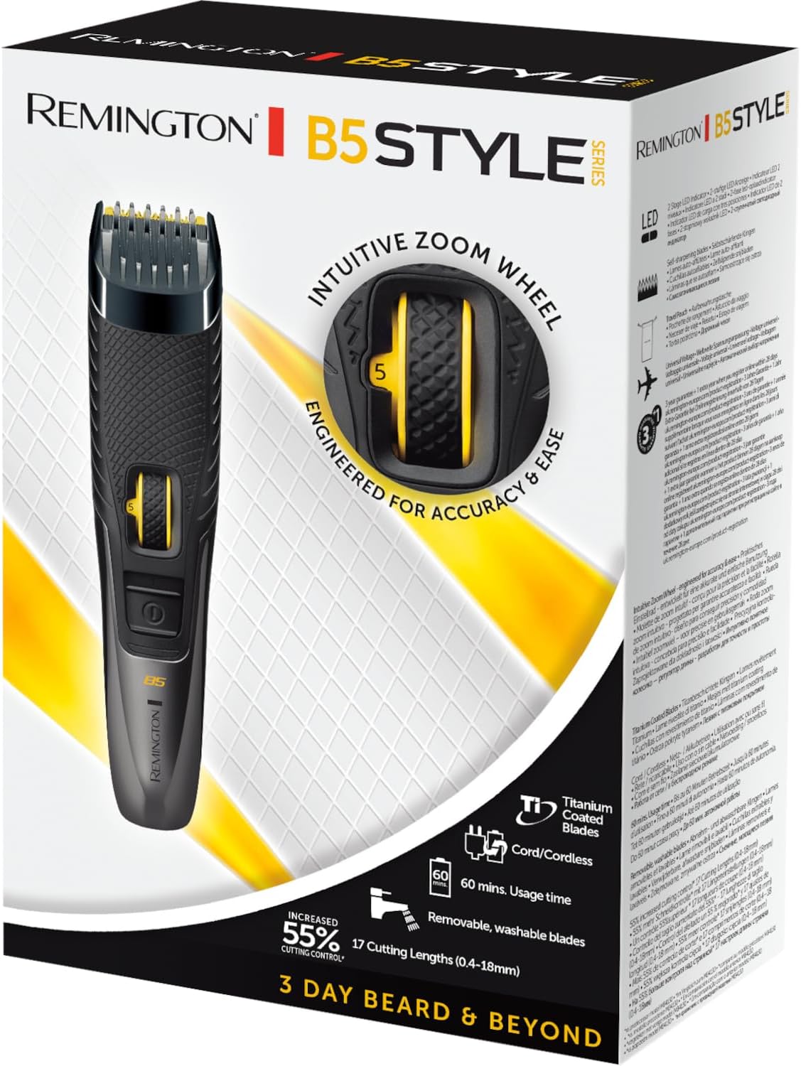 Remington B5 Style Series Beard Trimmer Black | MB5000