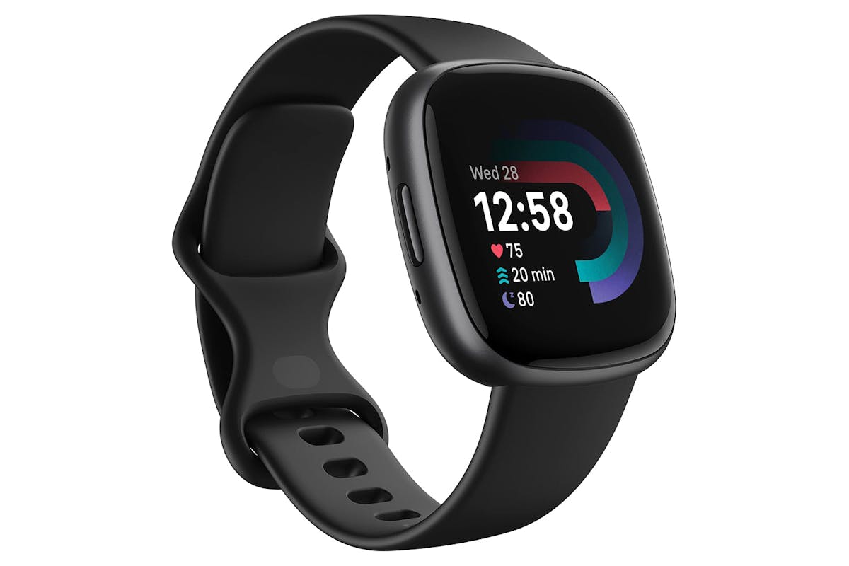 Fitbit Versa 4 - Fitness Smartwatch with GPS, NFC Payments & 40+ Exercise Modes - Black/Graphite | 79-FB523BKBK Smartwatch
