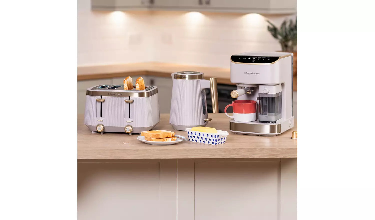 Russell Hobbs Café Genie Espresso Coffee Machine Stone | 28760