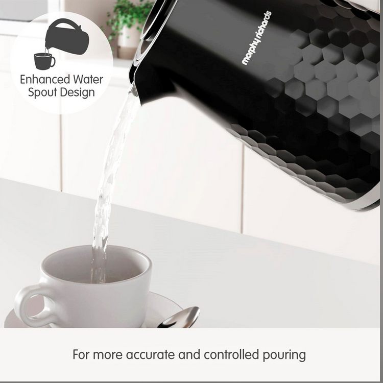Morphy Richards Hive 1.5L Rapid Boil Jug Kettle Black | 108271