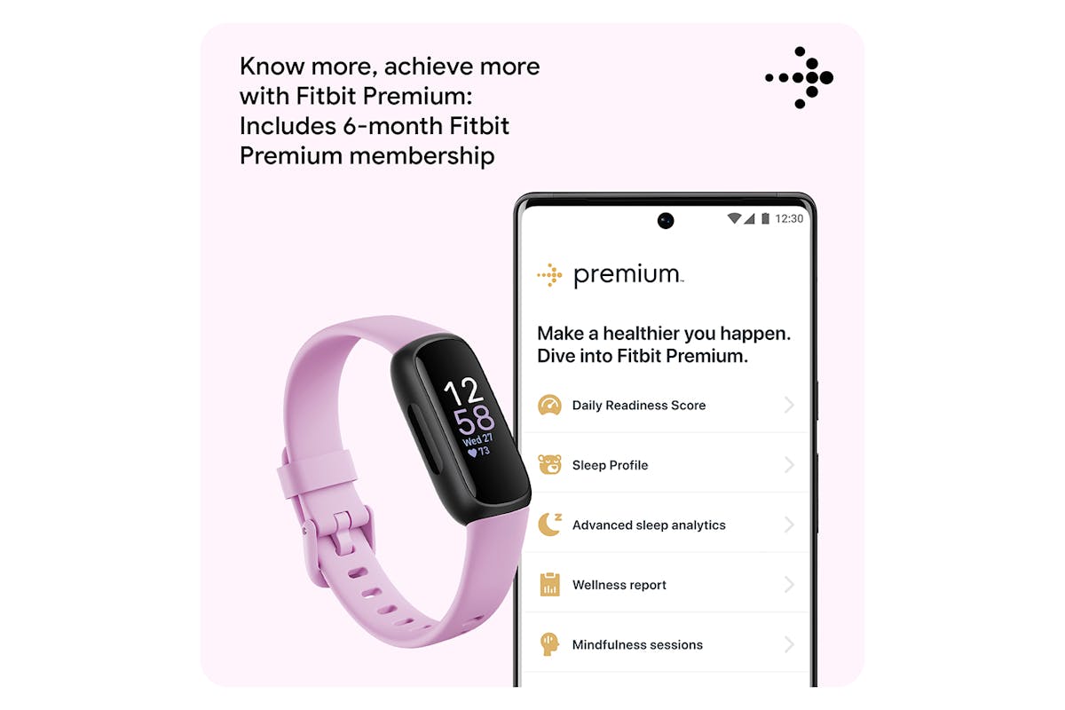 Fitbit Inspire 3 Black/Lilac Bliss | FB424BKLV