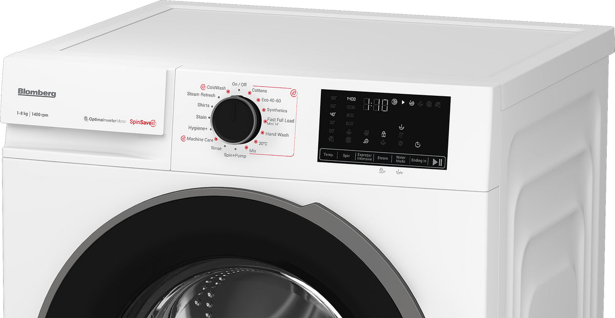 Blomberg 8kg 1400rpm Washing Machine with SpinSave White | LWA18461W