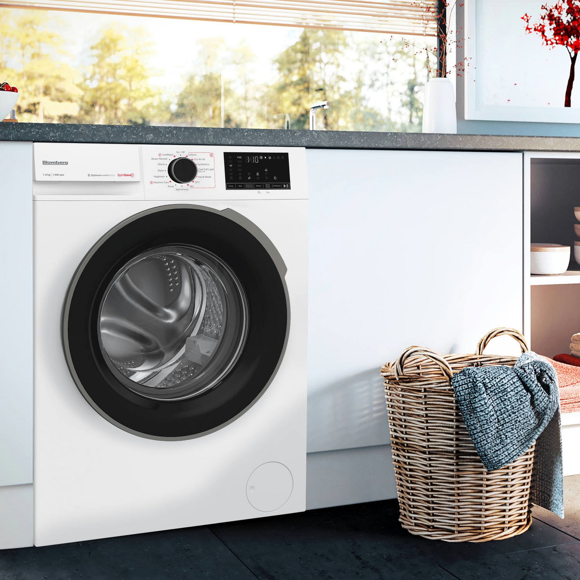 Blomberg 8kg 1400rpm Washing Machine with SpinSave White | LWA18461W