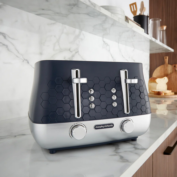 Morphy Richards Cassini 4 Slice Toaster Outer Space Blue | 243021