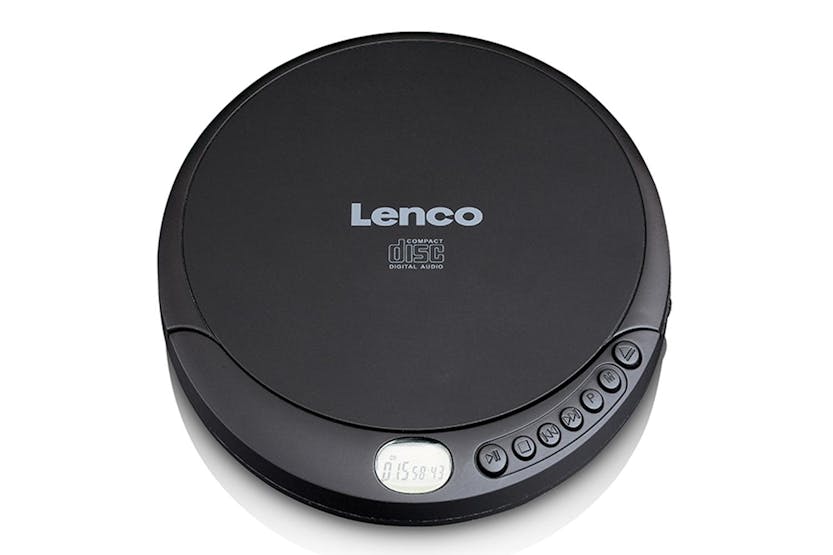 Lenco Portable CD Player with Earphones Black | CD-010