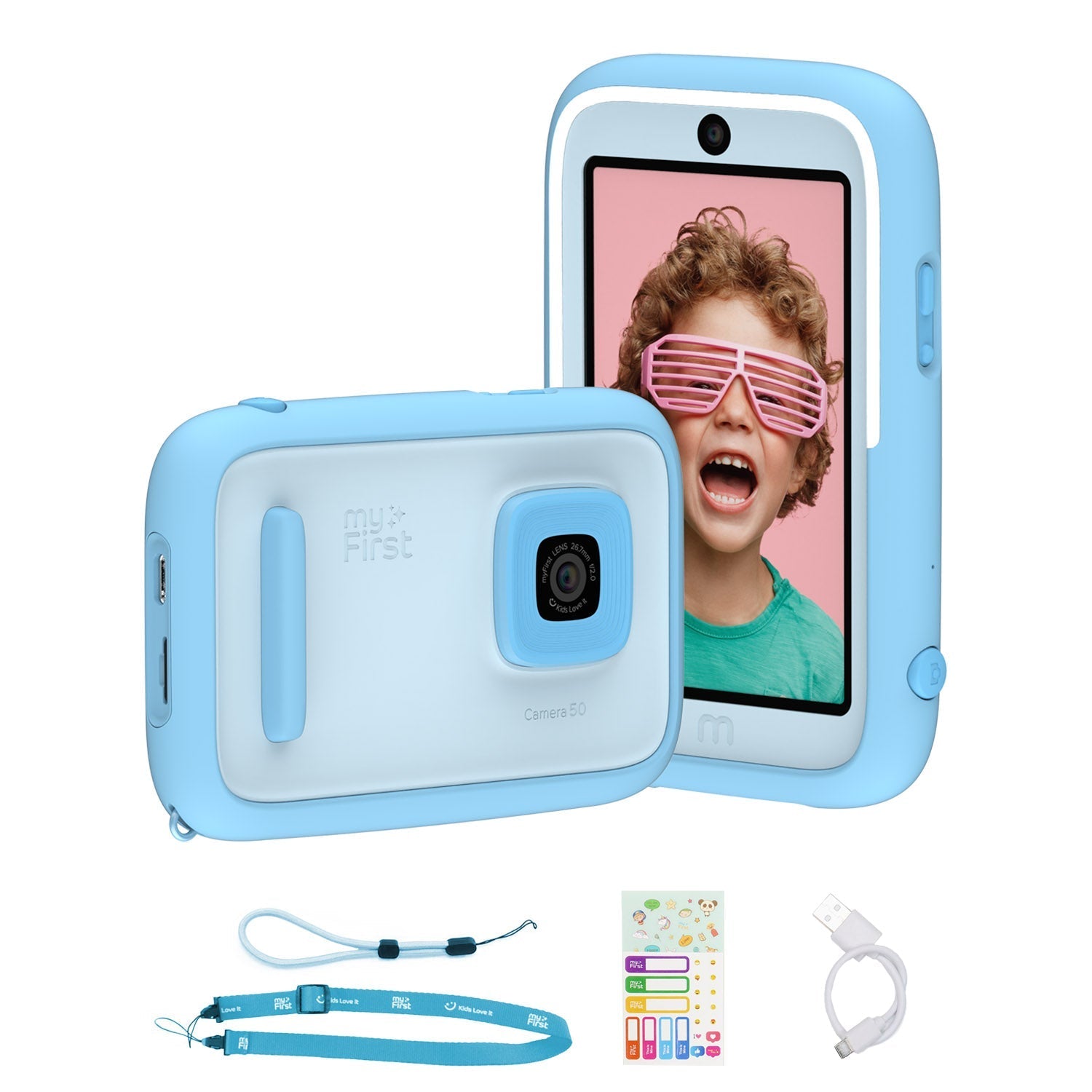 myFirst Camera 50 - 50MP Kids Camera with 4K Video & 3" Touchscreen - Blue | 256-FC4001SA-BE01 Camera