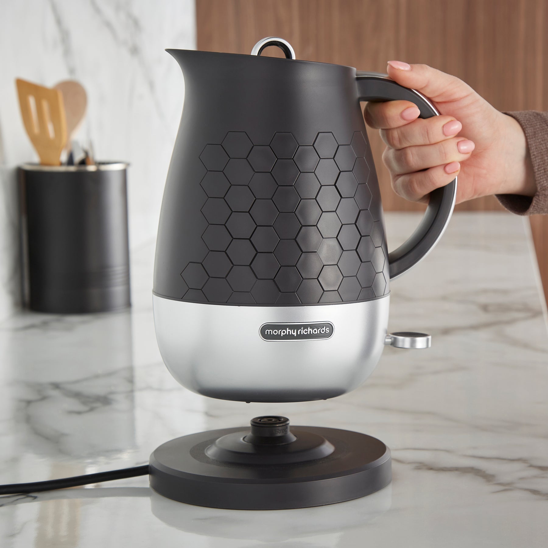 Morphy Richards Cassini 1.7L Jug Kettle Black | 103020