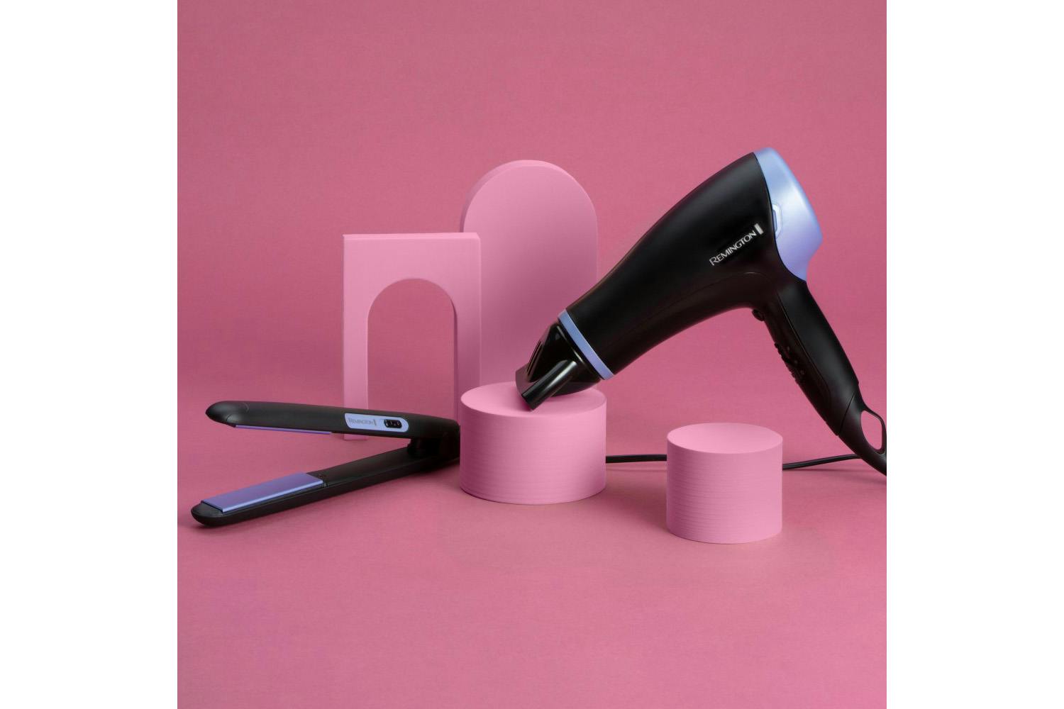 Remington Style Essentials Hair Dryer & Straightener Gift Set | D3016GP