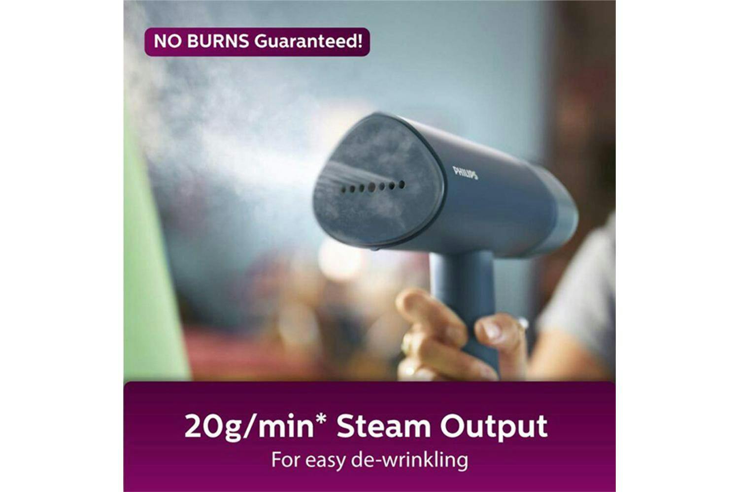 Philips 3000 Series Handheld Garment Steamer Green | STH3010/76