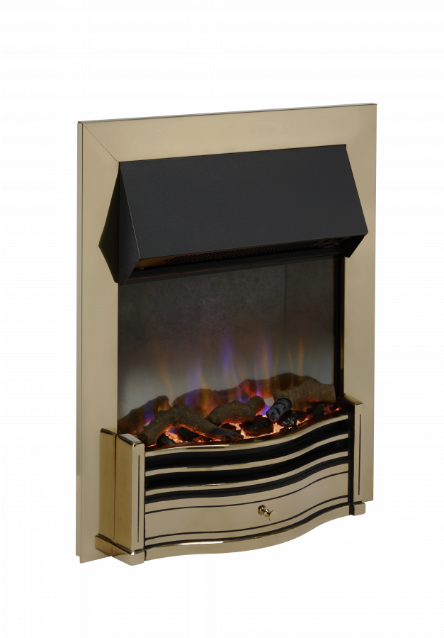 Dimplex Dumfries Optiflame 3D Electric Fire, Antique Brass DMF20AB3D