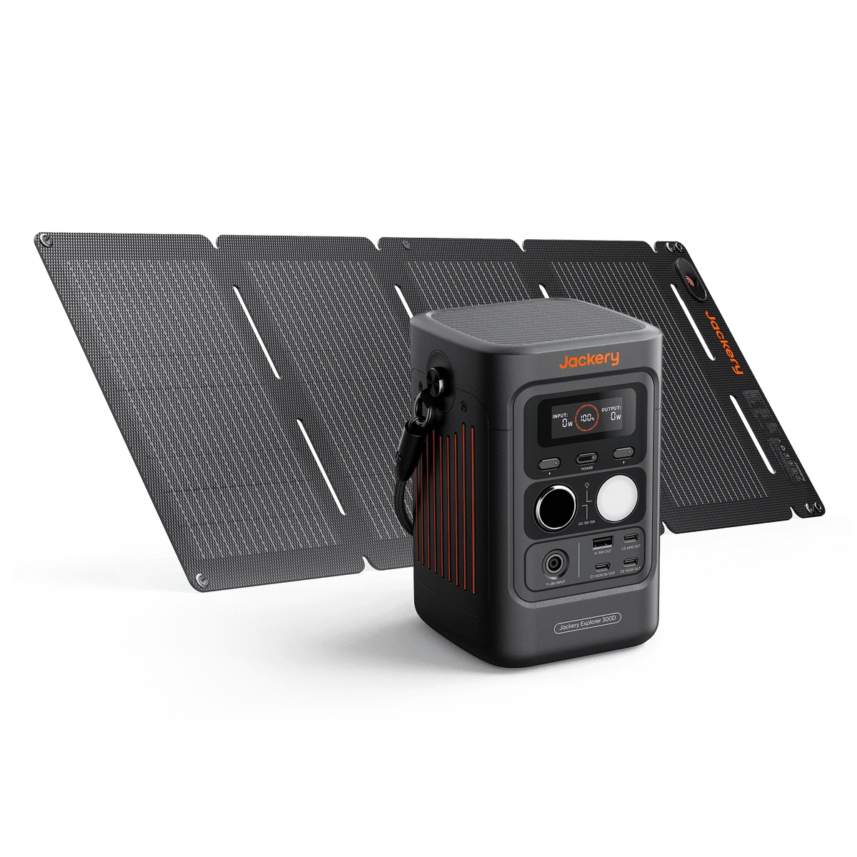 Jackery Explorer 300D + SolarSaga 40W Air Solar Generator Bundle product image