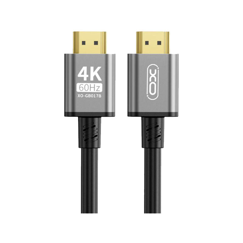 XO GB017B 5M 4K HDMI To HDMI Metal Adapter Cable