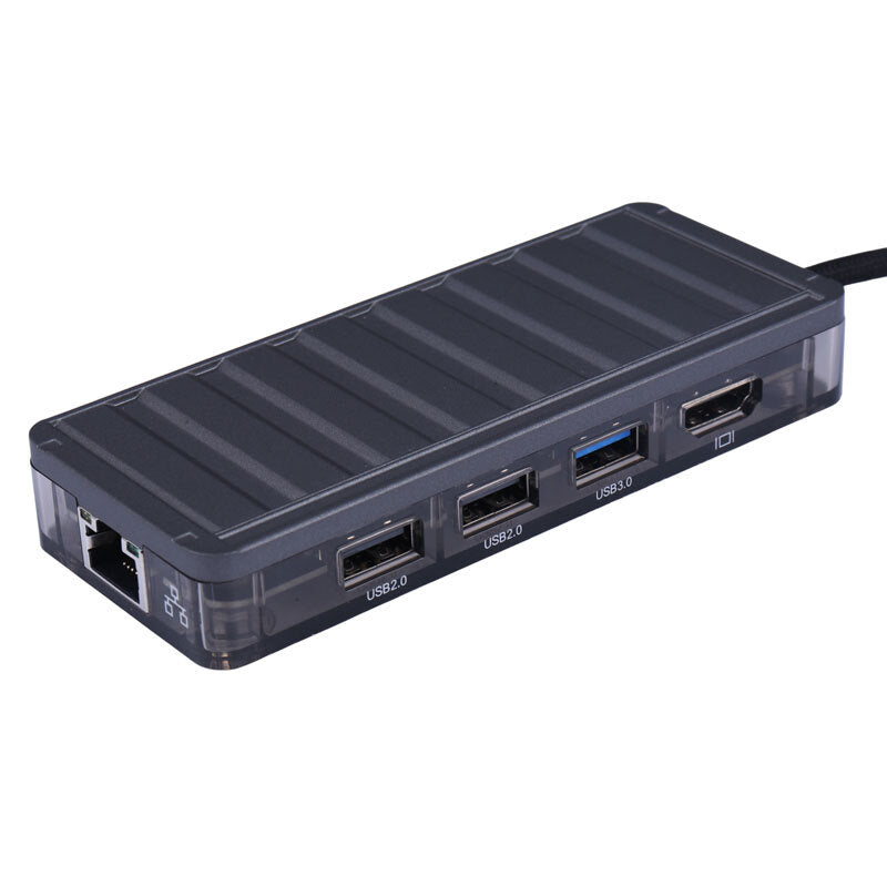 XO HUB016 7 in 1 Multifunctional USB-C Docking Station USB Hub