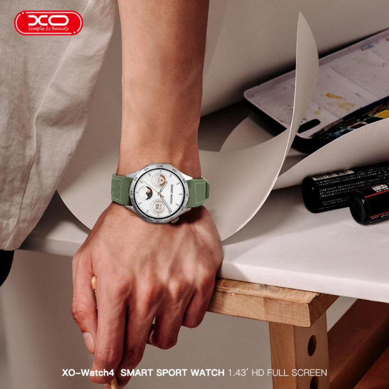 XO Green Watch4 Amoled Smart Sports Watch | EXSXO-WATCH4G