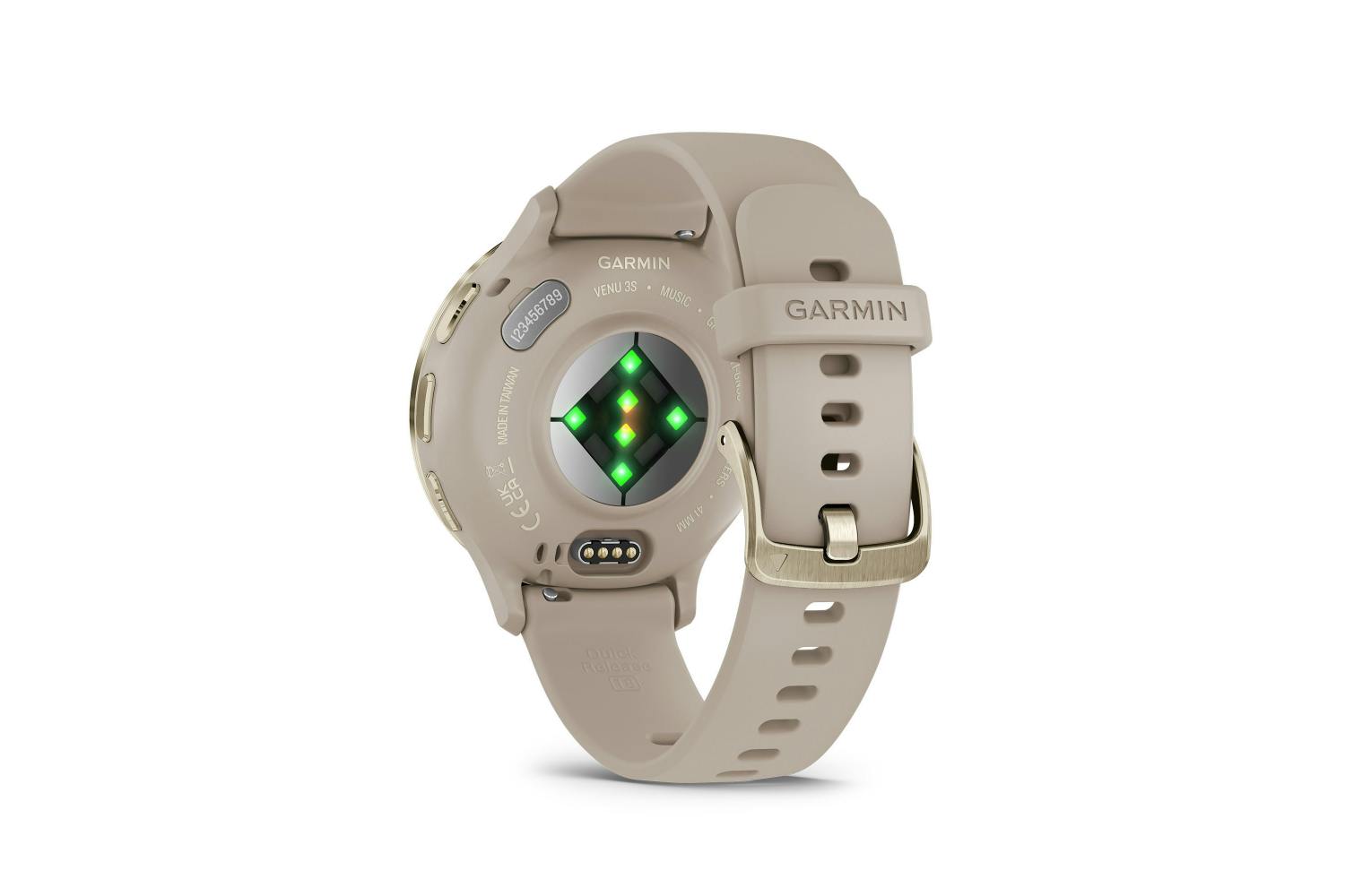 Garmin Venu 3S GPS Smartwatch - Pebble Grey / Slate | 010-02785-02