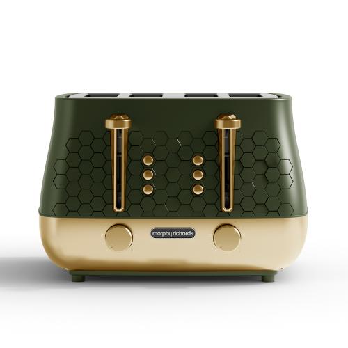 Morphy Richards Cassini 4 Slice Toaster Olivine Green | 243022